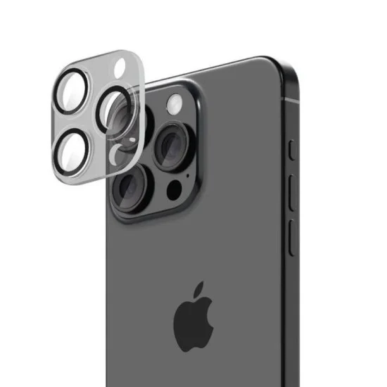 Smartix Premium Camera Glass for iPhone 16 Pro/16 Promax - Clear - Clear